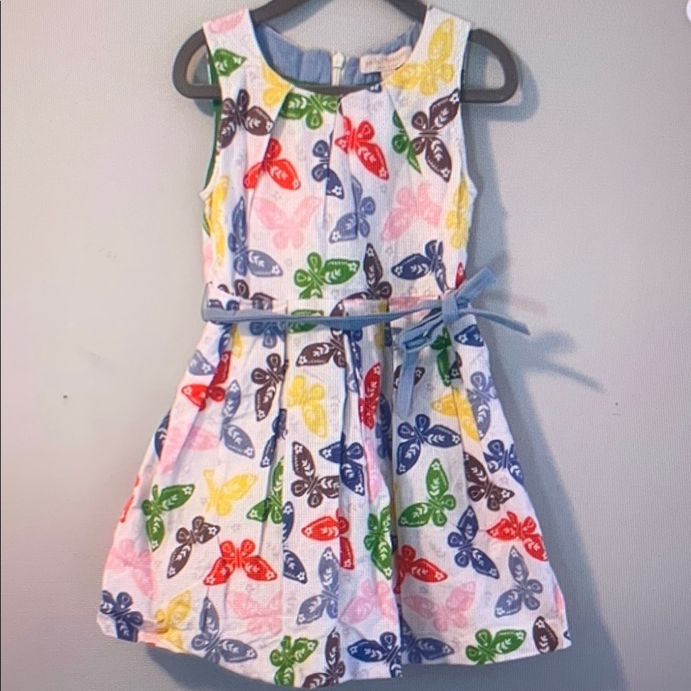 Kids Blue butterfly dress